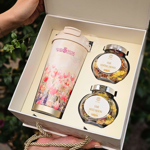 Giftset Trà Hoa Hậu VN và Long Biên Auto